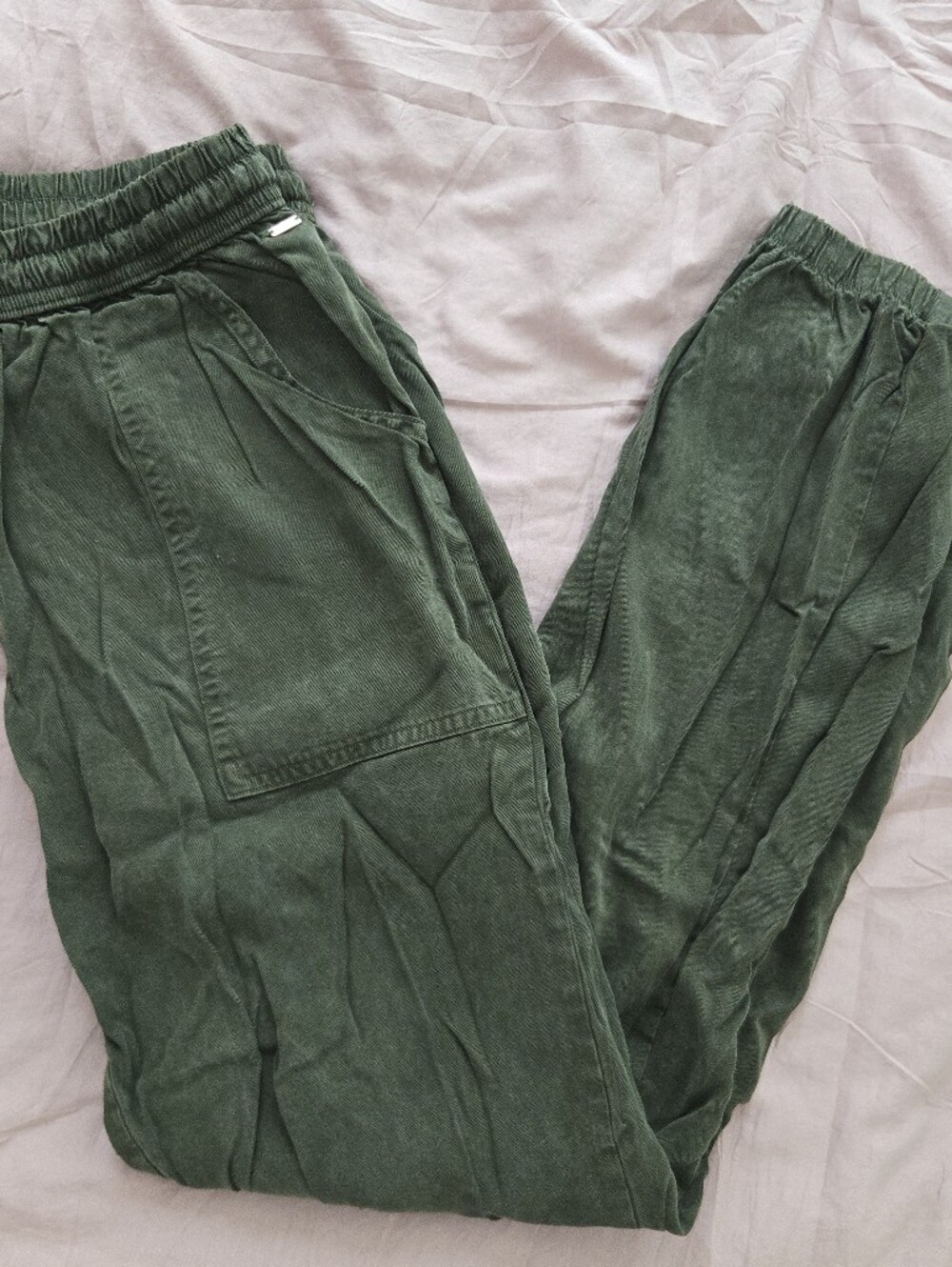 PINK Victoria's Secret Olive Green Joggers